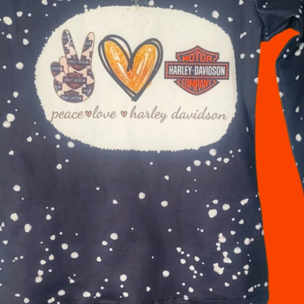 Girl Stylish Harley-Davidson Inspired Set – NWT – Size XXS (6–12 Months)